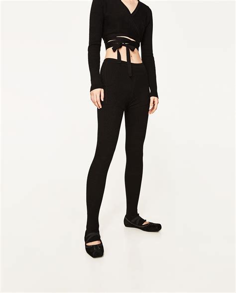 zara leggins|leggings with foot strap zara.